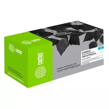 Картридж Cactus CS-W2031A W2031A, для HP LJ M454/MFP M479, 2100 страниц, цвет голубой