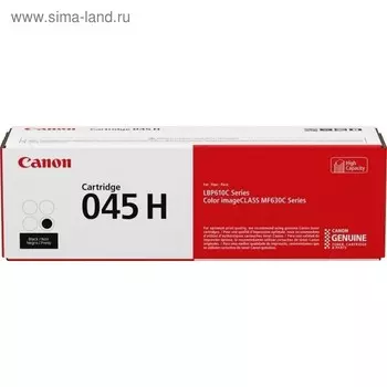 Картридж Canon 045 H BK 1246C002 для i-SENSYS MF630 (2800k), чёрный