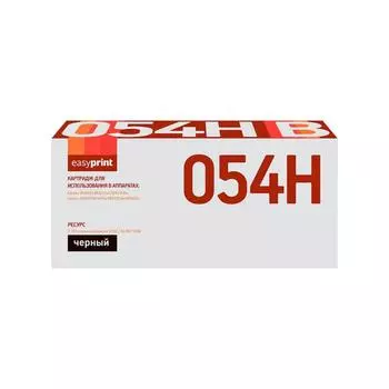 Картридж EasyPrint LC-054H BK (054H BK/054H/054/C054H BK/CS/C054HBK/3028C002) Canon, черный 586688