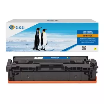 Картридж G&G GG-W2412A, для HP Color LaserJet Pro M155;MFP M182nw/M183fw, 850 страниц, цвет жёлтый