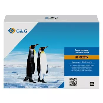 Картридж G&amp;G NT-CF237X, для HP LJ M608n/M608dn/M609x/M631h/M631z/M632h, 25000 страниц, цвет чёрный
