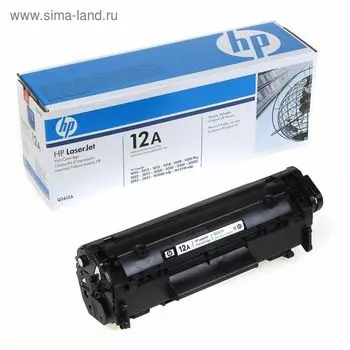 Картридж HP 12A Q2612A для LJ 1010/1012/1015/1018/1020/1022 (2000k), черный