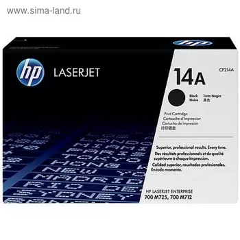 Картридж HP 14A CF214A для LJ 700/M712 (10000k), чёрный