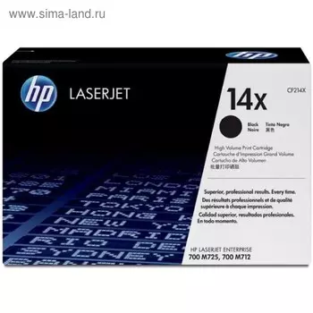 Картридж HP 14X CF214X для 700/M712 (17500k), черный