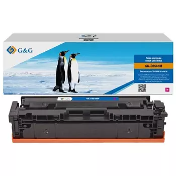 Картридж лазерный G&G GG-C054HM пурпурный, 2300 страниц, для Canon LBP621/623 MF641/643/645