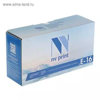 Картридж NV PRINT E-16 для Canon FC-2xx/3xx/530/108/208/PC-7xx/PC-8xx (2000k), черный