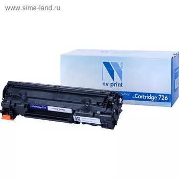 Картридж NV PRINT NV-726 для Canon i-SENSYS LBP6200d (2100k), черный