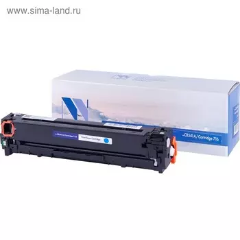 Картридж NV PRINT NV-CB541A/NV-716 Cyan для HP CP1215/CM1312 и Canon LBP5050 (1400k),голубой