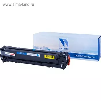 Картридж NV PRINT NV-CF211A/NV-731 Cyan для HP M251n и Canon MF623Cn (1800k), голубой 406209