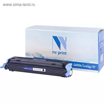 Картридж NV PRINT NV-Q6000A/NV-707 для HP LaserJet Color и Canon i-SENSYS (2500k), черный 40622
