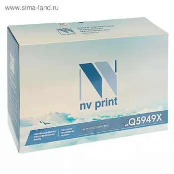 Картридж NV PRINT Q5949X для HP LaserJet 1320tn/3390/3392 (6000k), черный