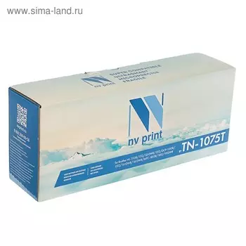 Картридж NV PRINT TN-1075T для Brother DCP-1510R/1512/1610WR/1612WR (1000k), черный