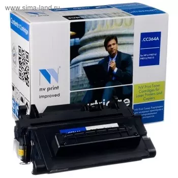 Картридж NVP NV-CC364A/CE390A, для HP LaserJet /LaserJet Enterprise, 10000k, совместимый