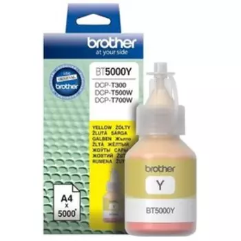Чернила Brother BT5000Y желтый для Brother DCP-T300/T500W/T700W (5000стр.)