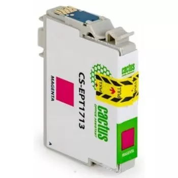 Картридж струйный Cactus CS-EPT1713 пурпурный для Epson XP-33/103/203/207/303/306/403/406 (10мл) 1