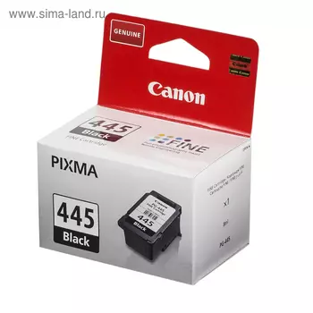 Картридж струйный Canon PG-445 8283B001 черный для Canon MG2440/MG2540