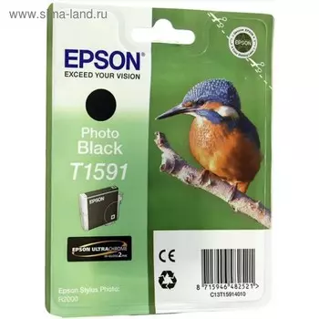 Картридж струйный Epson C13T15914010 фото черный для Epson St Ph R2000