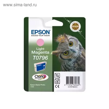 Картридж струйный Epson T0796 C13T07964010 светло-пурпурный (11.1мл) для Epson P50/PX660