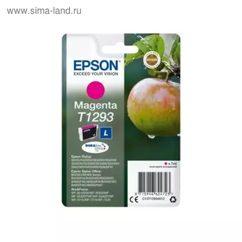 Картридж струйный Epson T1293 C13T12934012 пурпурный (7мл) для Epson SX420W/BX305F