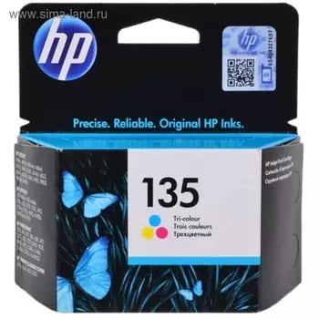 Картридж струйный HP 135 C8766HE многоцветный для HP DJ 6543/5743/6843/PS 8153/8453 (330стр.) 1724