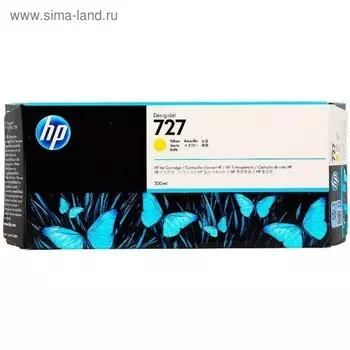 Картридж струйный HP 727 F9J78A желтый для HP DJ T1500/T1530/T2500/T2530/T920/T930 (300мл)