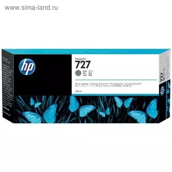 Картридж струйный HP 727 F9J80A серый для HP DJ T1500/T1530/T2500/T2530/T920/T930 (300мл)