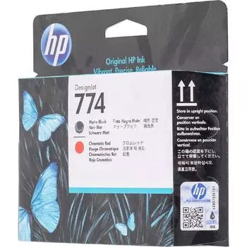 Картридж струйный HP 774 P2V97A черный/красный для HP DJ Z6810 (775мл)