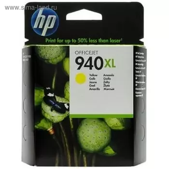 Картридж струйный HP №940XL C4909AE желтый для HP OJ Pro 8000/8500 (1400стр.)