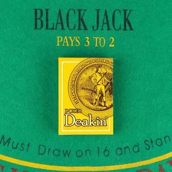 Карты бумажные с пластиковым покрытием "Deakin" 54 шт, 8.6х5.6 см