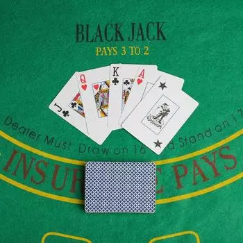 Карты игральные бумажные 56 шт, 314 гр/см2, 6.5х1.8х9 см