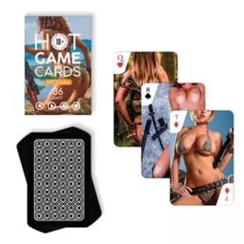 Карты игральные «HOT GAME CARDS» арсенал, 36 карт, 18+