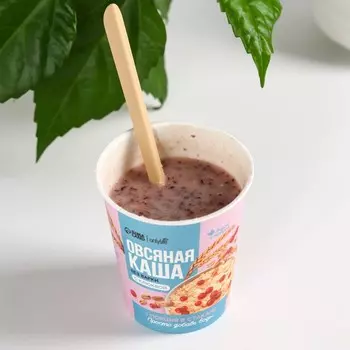 Каша овсяная «С клюквой» в стакане, без варки, 35 г.