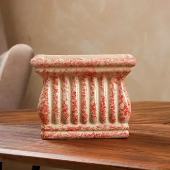 Кашпо "Античное", красное, керамика, 1 л, Иран