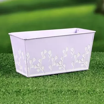 Кашпо - бонсай «Ландыши», 201010 см, 1 л, лавандовое