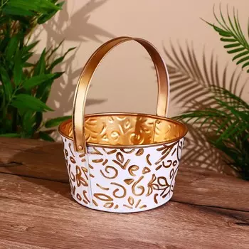 Кашпо «Бокси», 212126 см, металл