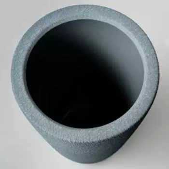 Кашпо "Цилиндр", шёлк, металлик, керамика, 17 л