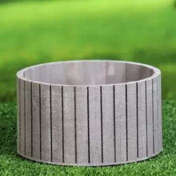 Кашпо деревянное "Оскар" среднее, 19х19х10см