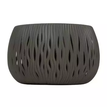 Кашпо для цветов, 20,75 л, цвет серый, 2 предмета, SANDY BOWL