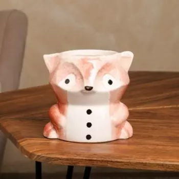 Кашпо "Енот", разноцветное, керамика, 0.7 л, 1 сорт, Иран