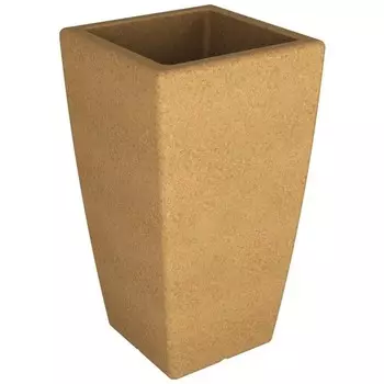 Кашпо Flox, 50 50 90 см, объём 57 л, цвет песочный гранит