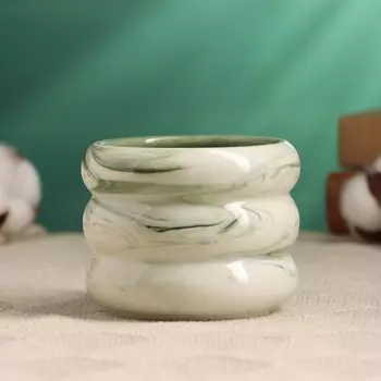 Фигурное кашпо для цветов «Ханна», 997 см, керамика, МИКС