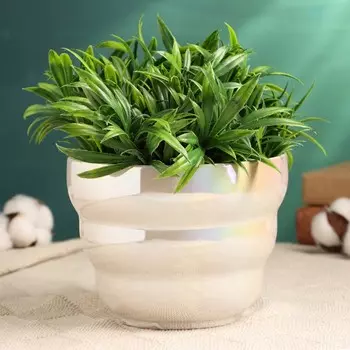 Кашпо "Хелена" белое, 14х14х11см