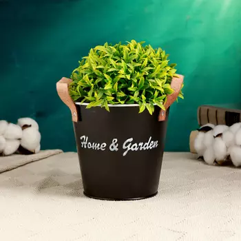 Кашпо «Элли», 1312 см, чёрное