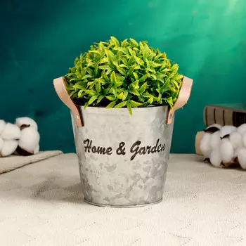 Кашпо «Элли», 1312 см, металлик