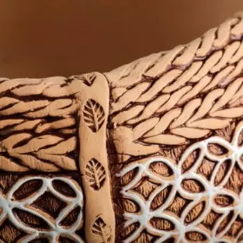 Кашпо "Корзина кружево" широкая 5,6 л