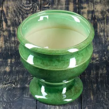 Кашпо Кубок 3л 19,9см зеленый