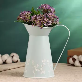 Кашпо «Кувшин Ландыши», 1.2 л, 201612 см, голубое