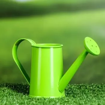 Кашпо «Лейка», 1578 см, зелёное