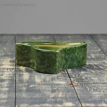 Кашпо "Медуза" зелёное 0,57 л