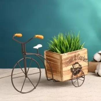 Кашпо на подставке "Велосипед Ингрид" 20х10х13см